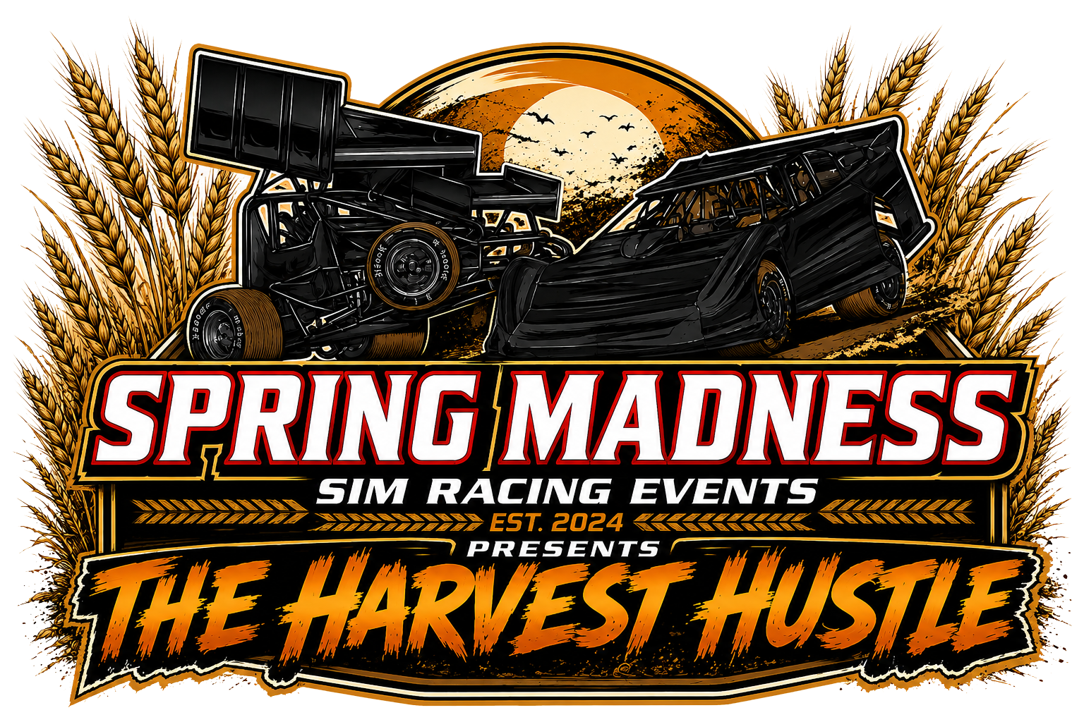 The Harvest Hustle event logo